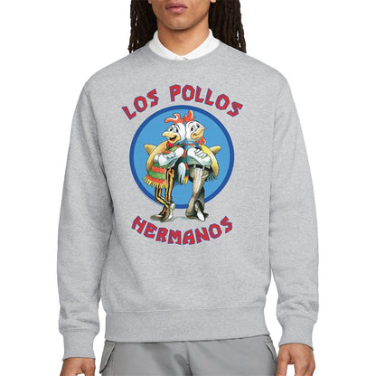 Athletic Heather - Lifestyle - Breaking Bad Unisex Adult Los Pollos Hermanos Sweatshirt