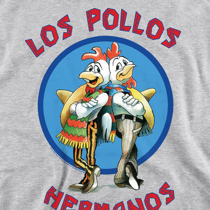Athletic Heather - Side - Breaking Bad Unisex Adult Los Pollos Hermanos Sweatshirt