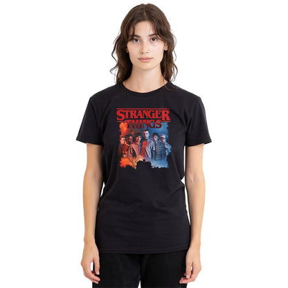 Black - Lifestyle - Stranger Things Womens-Ladies Creel House Poster T-Shirt