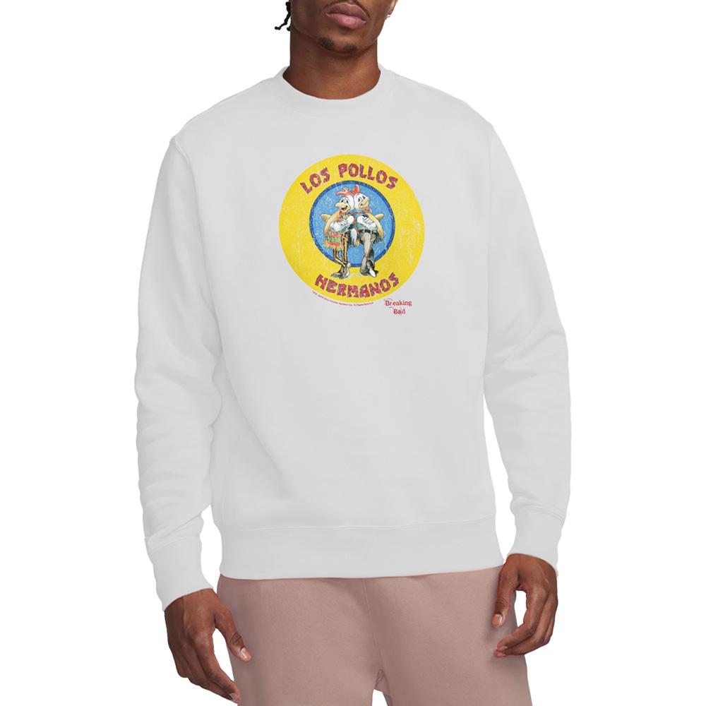 White - Lifestyle - Breaking Bad Unisex Adult Los Pollos Hermanos Sweatshirt
