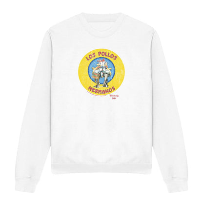 White - Front - Breaking Bad Unisex Adult Los Pollos Hermanos Sweatshirt