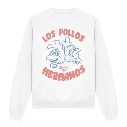White - Front - Breaking Bad Unisex Adult The Los Pollos Sweatshirt