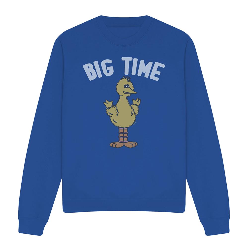 Royal Blue - Front - Sesame Street Unisex Adult The 8 Foot 2 Sweatshirt