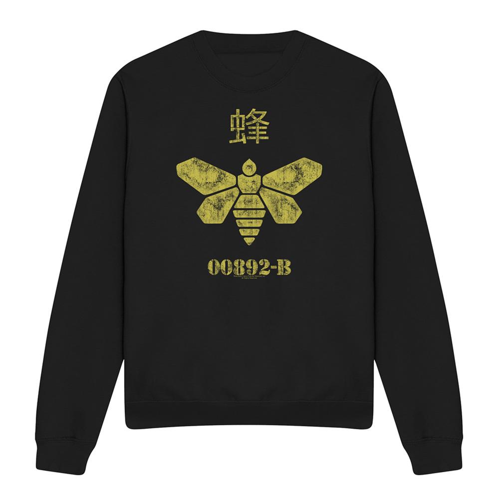 Black - Front - Breaking Bad Unisex Adult Methylamine Barrel Bee Sweatshirt