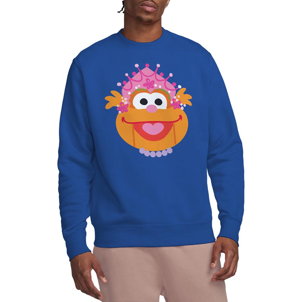 Royal Blue - Lifestyle - Sesame Street Unisex Adult Zoey Nutcracker Christmas Sweatshirt