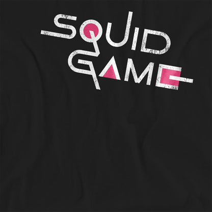 Black - Side - Squid Game Womens-Ladies Logo T-Shirt