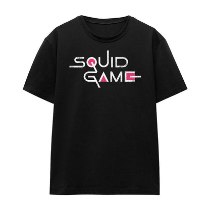 Black - Front - Squid Game Womens-Ladies Logo T-Shirt