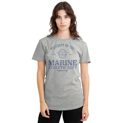 Athletic Heather - Lifestyle - One Piece Womens-Ladies Marine Athletic Dept Heather T-Shirt