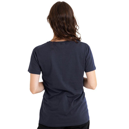Deep Navy - Pack Shot - One Piece Womens-Ladies Jolly Roger T-Shirt