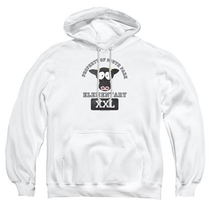 White - Front - South Park Unisex Adult Cows Hoodie