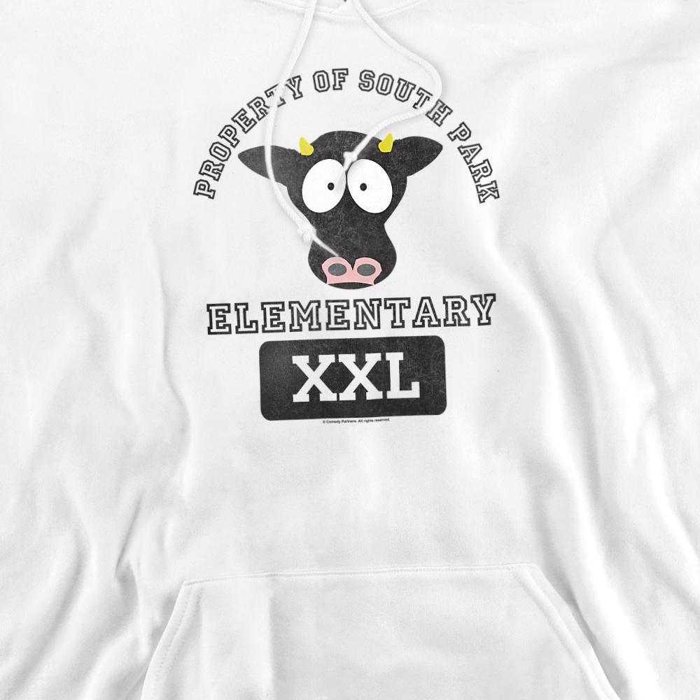 White - Back - South Park Unisex Adult Cows Hoodie