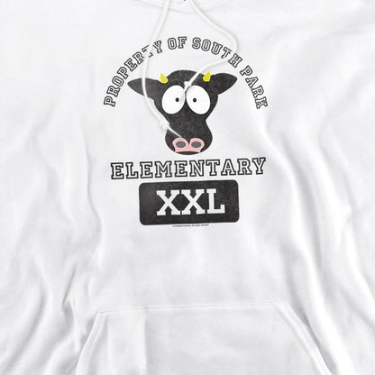White - Back - South Park Unisex Adult Cows Hoodie