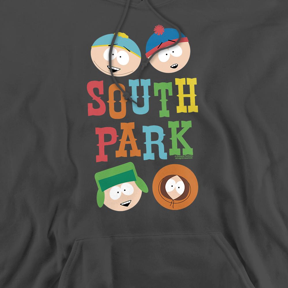 Charcoal - Side - South Park Unisex Adult Best Buds Hoodie