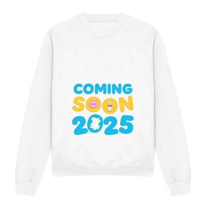 White - Lifestyle - Peppa Pig Womens-Ladies Coming Soon 2025 Bump Sweatshirt