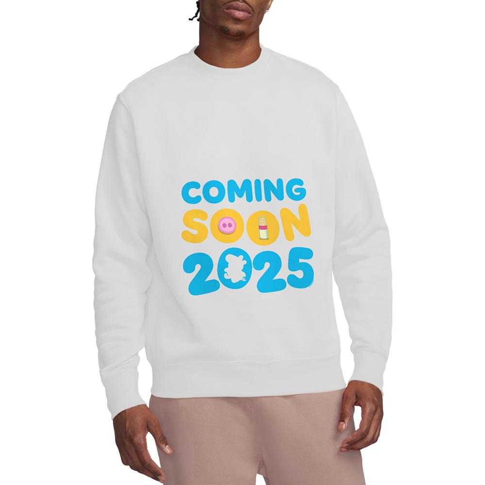 White - Front - Peppa Pig Womens-Ladies Coming Soon 2025 Bump Sweatshirt