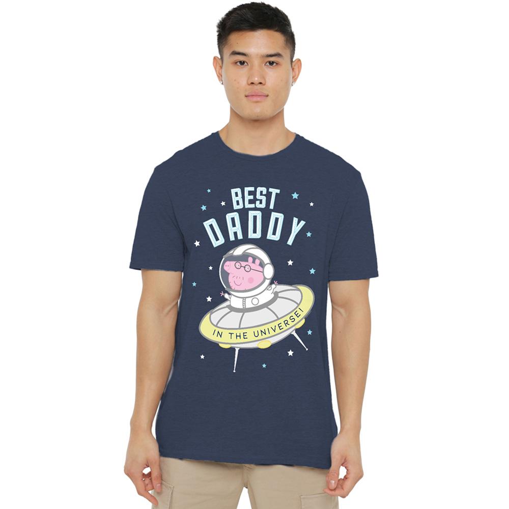 Heather Navy - Lifestyle - Peppa Pig Unisex Adult Best Daddy Pig In The Universe T-Shirt