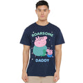 Navy - Lifestyle - Peppa Pig Unisex Adult Roarsome Daddy Pig T-Shirt