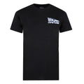 Black - Front - Back To The Future Mens Chrome Cotton T-Shirt