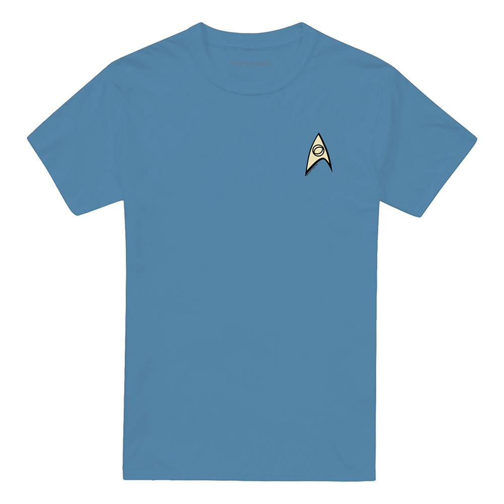 Carolina Blue - Front - Star Trek Unisex Adult Science Uniform T-Shirt
