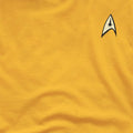 Gold - Side - Star Trek Unisex Adult Command Uniform T-Shirt