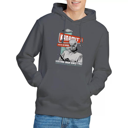 Charcoal - Lifestyle - The Twilight Zone Unisex Adult Kanamits Diner Hoodie
