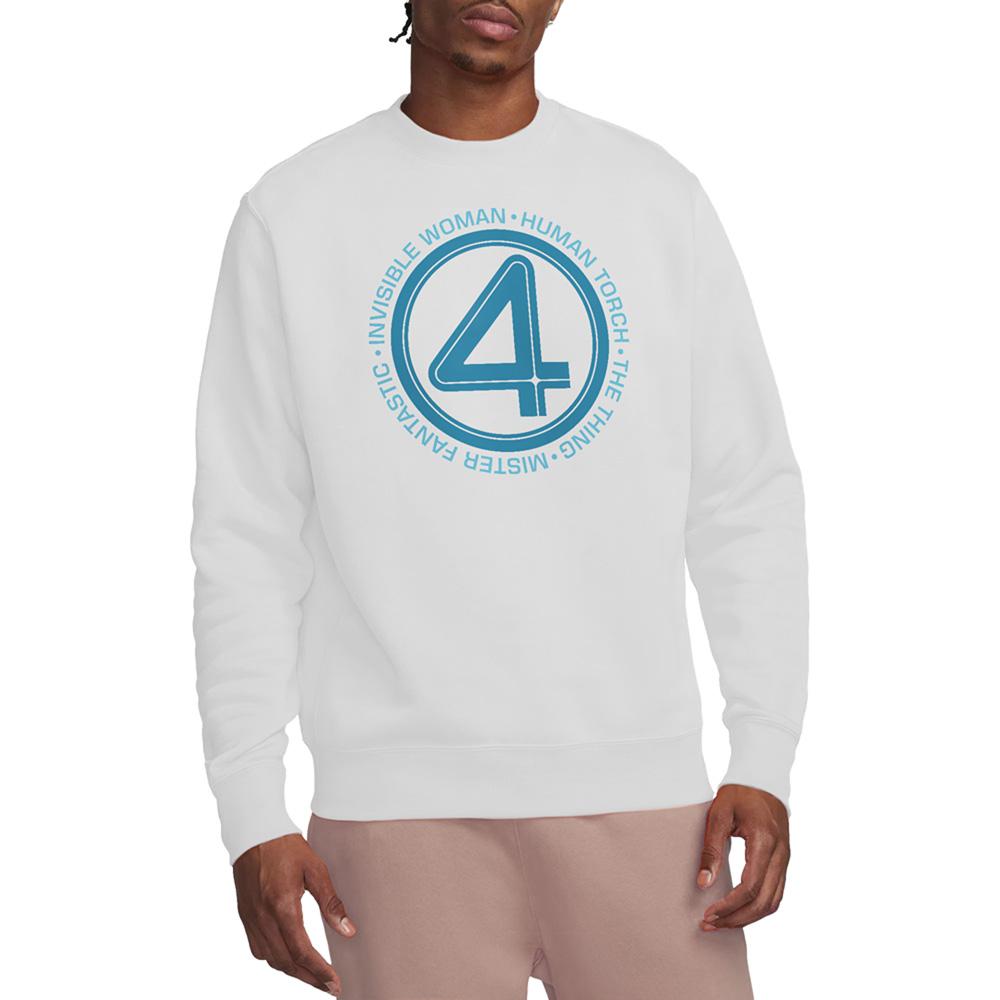 White - Side - Fantastic Four Unisex Adult Superhero Team Sweatshirt