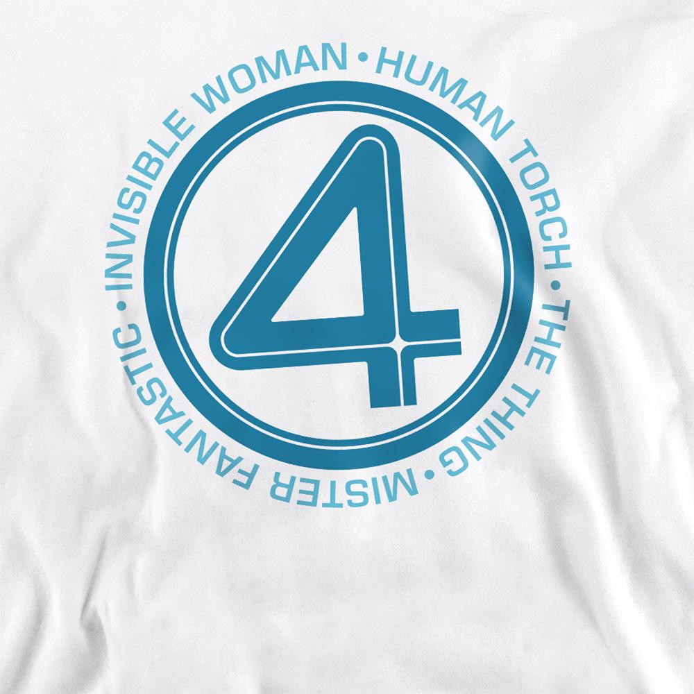 White - Lifestyle - Fantastic Four Unisex Adult Superhero Team Sweatshirt
