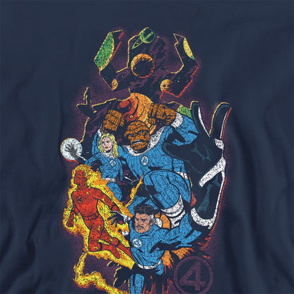 Navy - Lifestyle - Fantastic Four Unisex Adult Cosmic Heroes & Villains Sweatshirt