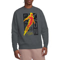 Light Graphite - Lifestyle - Fantastic Four Unisex Adult Flame On Johnny Storm Sweatshirt