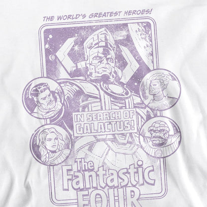 White - Side - Fantastic Four Unisex Adult In Search Of Galactus Sweatshirt
