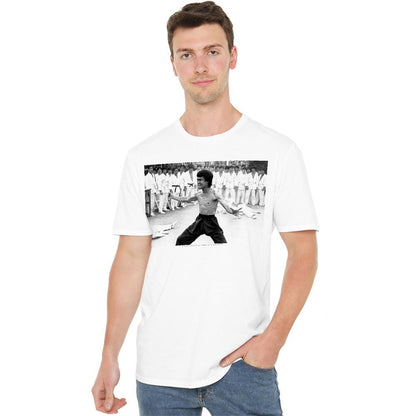 White - Lifestyle - Bruce Lee Unisex Adult Triumphant T-Shirt