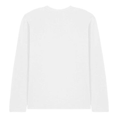 White - Back - Bruce Lee Unisex Adult Revving Up Long-Sleeved T-Shirt