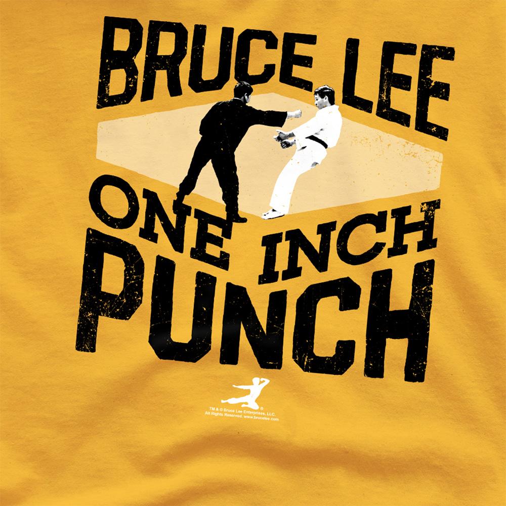 Gold - Side - Bruce Lee Unisex Adult One Inch Punch T-Shirt