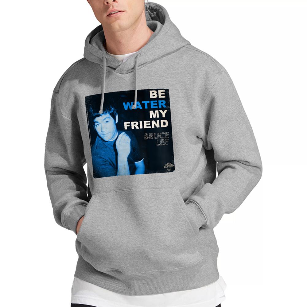 Athletic Heather - Lifestyle - Bruce Lee Unisex Adult Water Hoodie