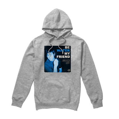 Athletic Heather - Front - Bruce Lee Unisex Adult Water Hoodie