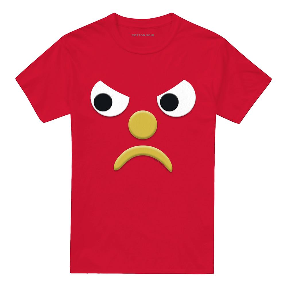 Red - Front - Gumby Unisex Adult Blockhead G T-Shirt