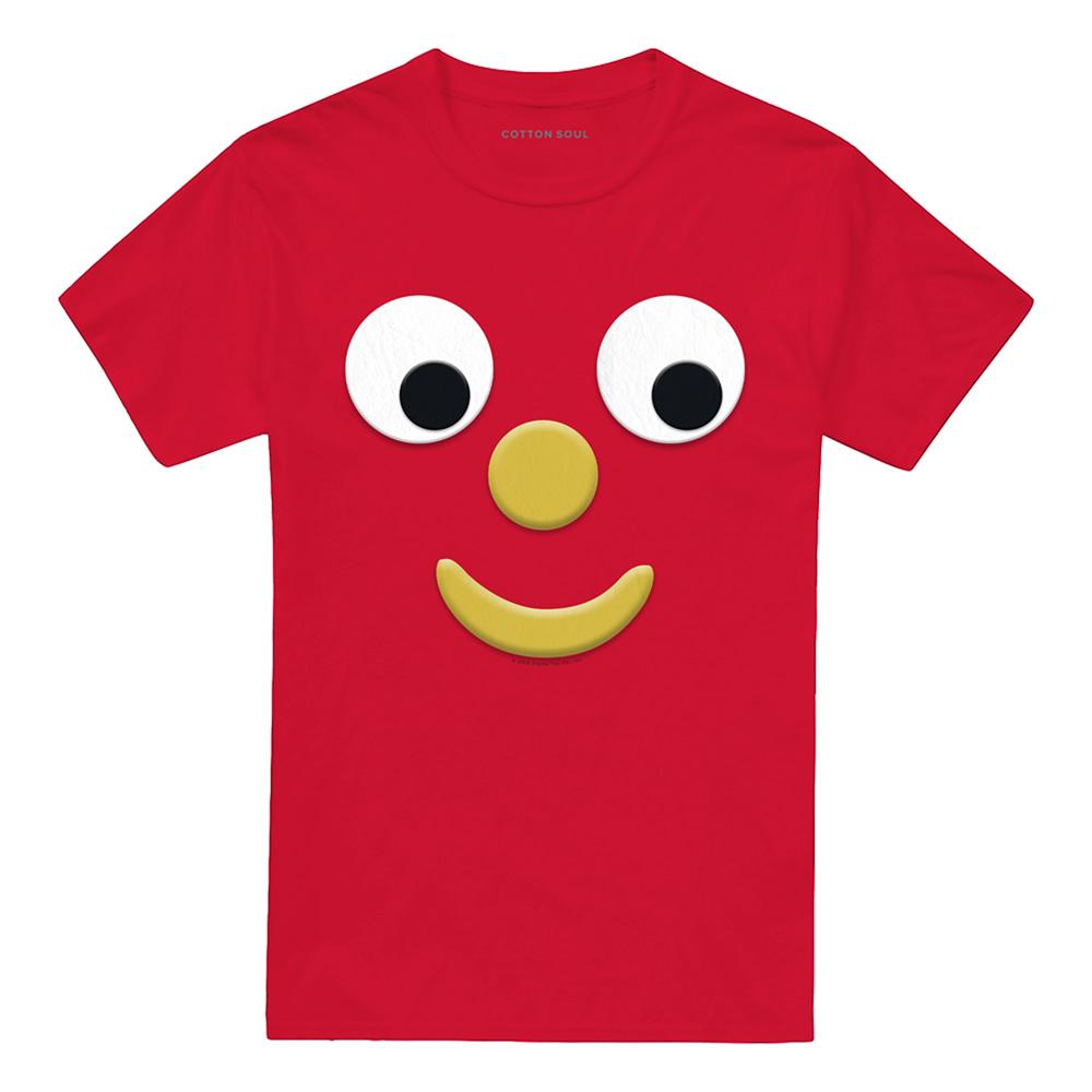 Red - Front - Gumby Unisex Adult Blockhead J T-Shirt