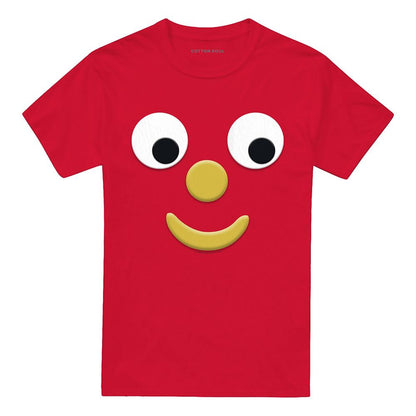Red - Front - Gumby Unisex Adult Blockhead J T-Shirt