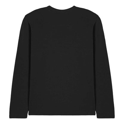 Charcoal - Back - Gumby Unisex Adult Outline Long-Sleeved T-Shirt