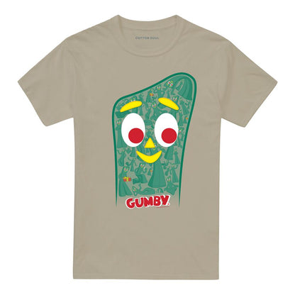 Sand - Front - Gumby Unisex Adult Inside Gumby T-Shirt
