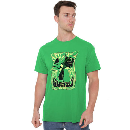 Kelly Green - Lifestyle - Gumby Unisex Adult Vintage Rock Poster T-Shirt