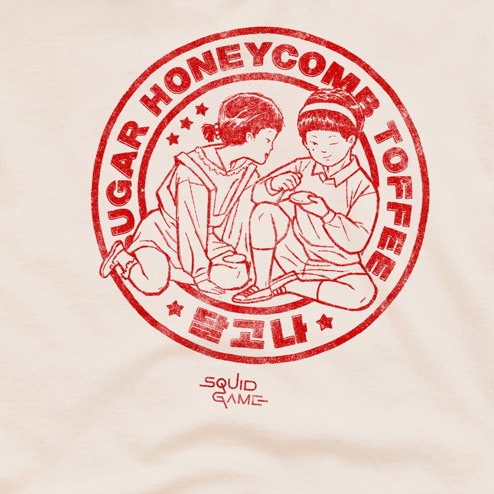 Natural - Lifestyle - Squid Game Unisex Adult Season Three Dalgona Honeycomb Toffee T-Shirt