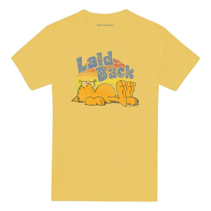 Banana Yellow - Front - Garfield Unisex Adult Rad T-Shirt