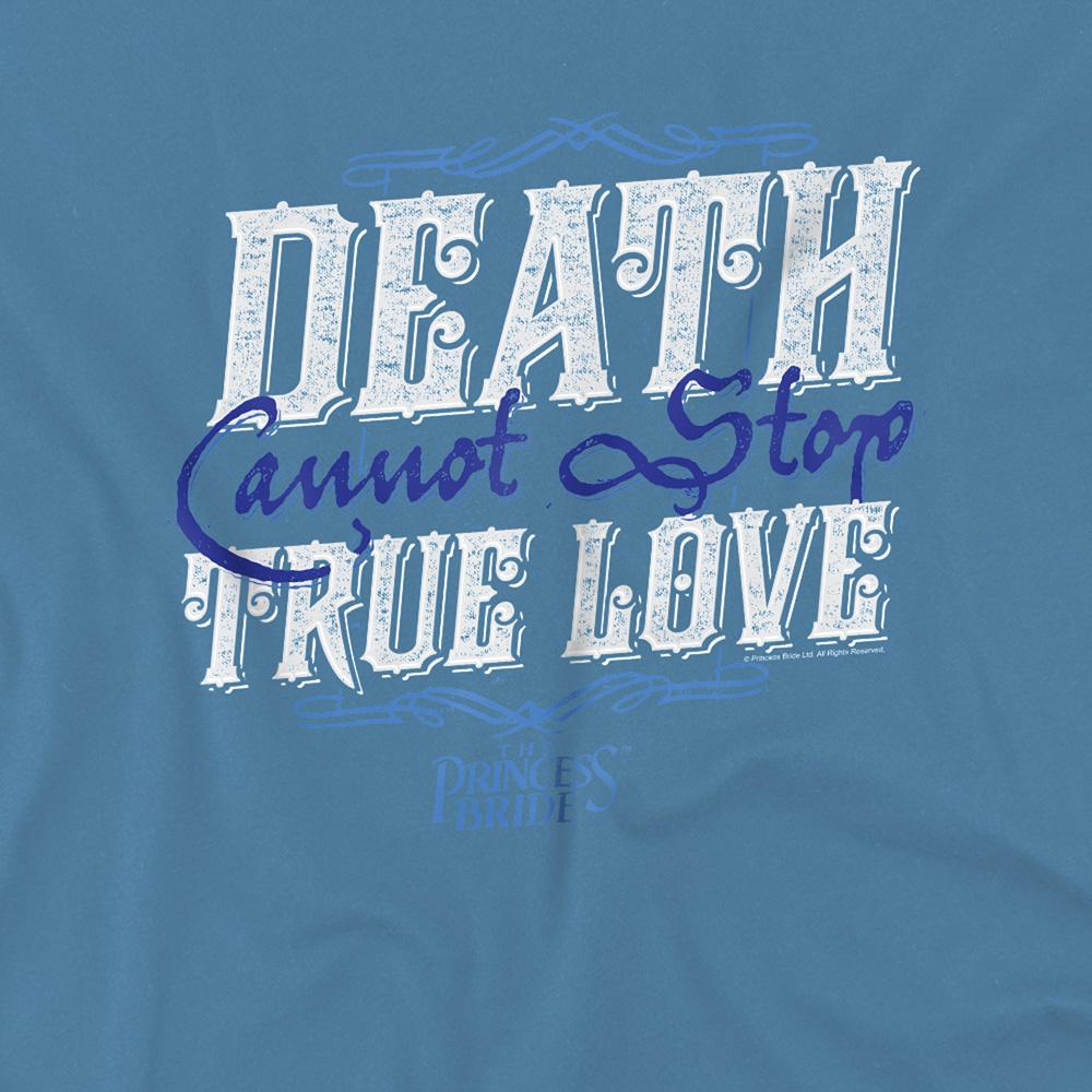 Carolina Blue - Side - The Princess Bride Unisex Adult Love Over Death T-Shirt