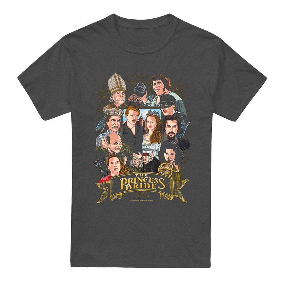 Charcoal - Front - The Princess Bride Unisex Adult Players T-Shirt