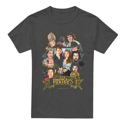 Charcoal - Front - The Princess Bride Unisex Adult Players T-Shirt