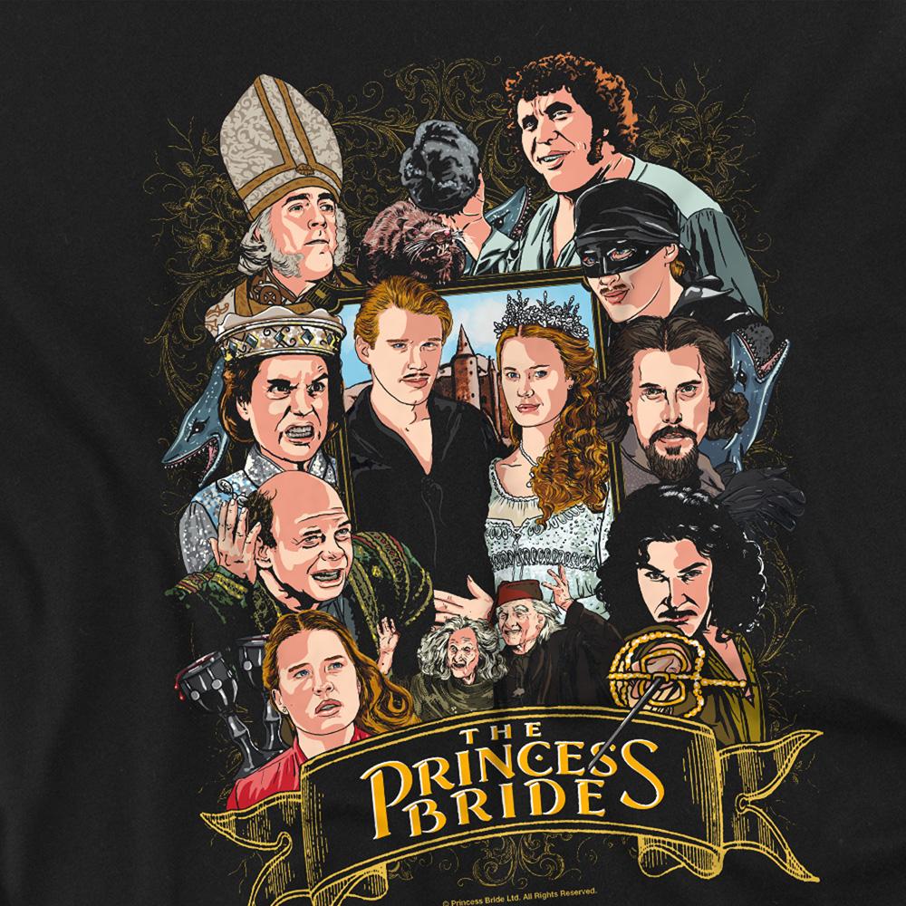 Black - Side - The Princess Bride Unisex Adult Players T-Shirt