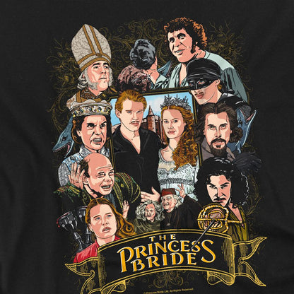 Black - Side - The Princess Bride Unisex Adult Players T-Shirt