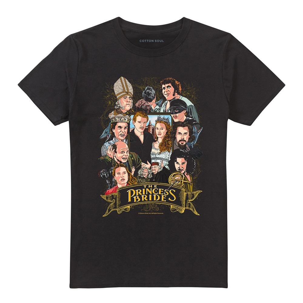 Black - Front - The Princess Bride Unisex Adult Players T-Shirt