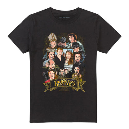 Black - Front - The Princess Bride Unisex Adult Players T-Shirt